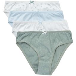 KIABI Kids Pack of 4 Printed Cotton Basic Briefs-2