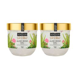 Kapiva Set of 2 Skin Rituals Aloe Rose Face Gel for Oil Control - 200 g each-12