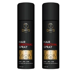 7 DAYS Men Luxury Set Of 2 Hair Removal Spray Enriched with Natural Actives - 200ml Each-24