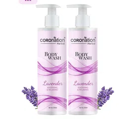 COROnation Herbal Set Of 2 Lavender Body Wash-250ml Each-16
