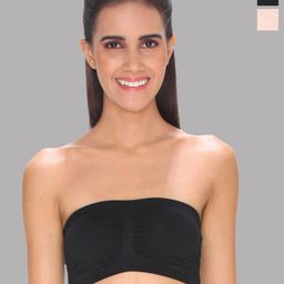 DressBerry Pack of 2 Medium Coverage Bandeau Bra-picture-3