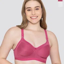 Maashie Pack of 2 Full Seamless Coverage Non Padded Tshirt Bra-picture-50