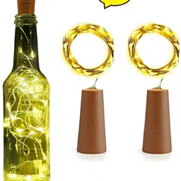ENORMITY 2Pc White Rice Shape String Lights-15