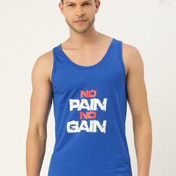 The Roadster Lifestyle Co. Pack Of 2 Printed Pure Cotton Gym Vests-image-21