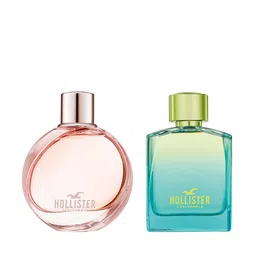 HOLLISTER Wave For Her Eau De Parfum & Wave 2 For Him Eau De Toilette - 100ml Each-22