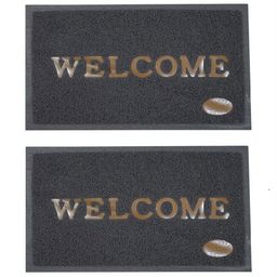 Abhsant 2-Piece Grey Anti-skid Doormats-image-52
