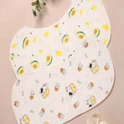 KICKS & CRAWL Infants Pack Of 2 Printed Bibs-image-53