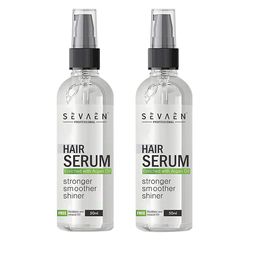 SEVAEN Set of 2 Hair Serums for Silky & Smooth Hair with Almond and Argan Oil - 50ml each-6