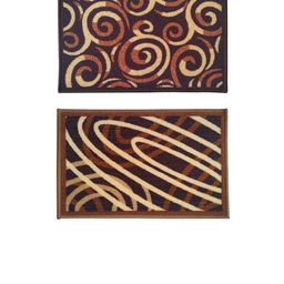 Athom Trendz Set Of 2 Printed Anti-Skid Rectangular Doormats image 3