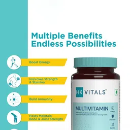 HK VITALS Set Of 2 Multivitamin Tablets For Strength & Stamina - 60 Tablets Each image 5