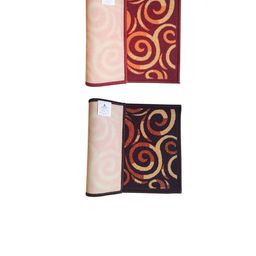 Athom Trendz Set Of 2 Patterned Anti Skid Rectangular Door Mats image 5