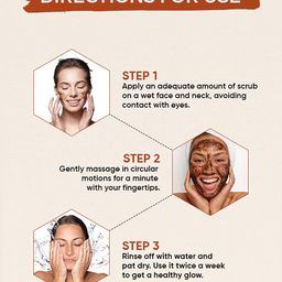 Oshea Herbals Set Of 2 Aprifresh Apricot Face Scrub 100g Each image 3