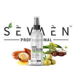 SEVAEN Set of 2 Hair Serums for Silky & Smooth Hair with Almond and Argan Oil - 50ml each image 2
