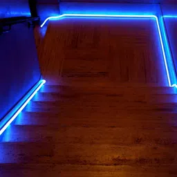 ENORMITY Blue & Black Rice Shape String Lights image 4