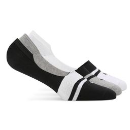 Puma Unisex Pack of 3 Patterned Cotton Shoe-Liner Socks-3