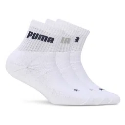 Puma Unisex Pack Of 3 Sport Quarter Printed Cotton Above Ankle-Length Socks-image-51