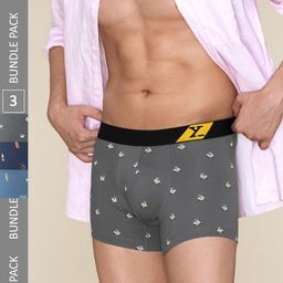 XYXX Splash Intellifresh Pack Of 3 Printed Anti-Roll Cotton Trunks XYTRNK3PCKN913-image-17