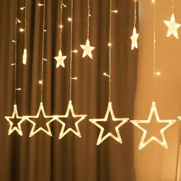 ENORMITY 3-Pcs Yellow Star-Shaped String Lights-49
