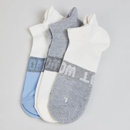 max Pack Of 3 Color Blocked  Ankle Length Socks-54