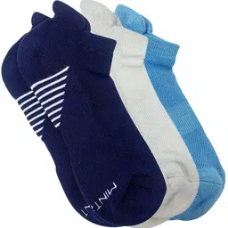 Mint & Oak Pack of 3 Men Patterned Ankle-Length Moisture-Wicking Sports Socks-image-36