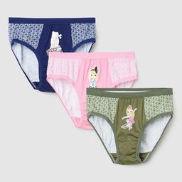 max Pack of 3 Girls Printed Hipster Briefs - NOOSEP001MULTI-image-12