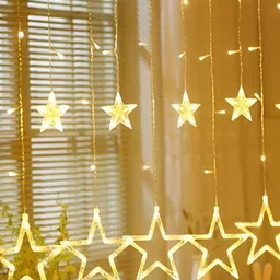 SPARK WORLD Yellow Flower Shaped String Lights image 4
