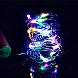 ENORMITY 2-Pcs Green & Red Rice Shaped  Cork LED String Lights image 3