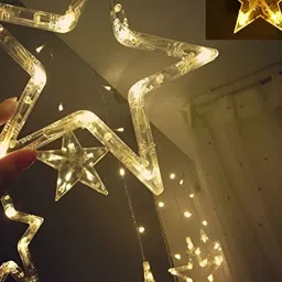 SPARK WORLD Yellow Star Shape String Lights image 3