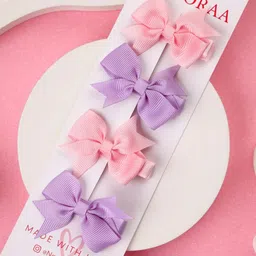 KICKS & CRAWL Girls Set of 4 Alligator Hair Clip-41