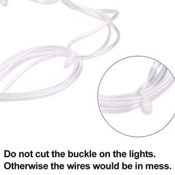 ENORMITY Yellow & White Diya Shape Bulb String Lights image 4