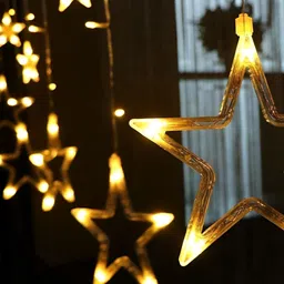 SPARK WORLD Yellow Star Shape String Lights image 4