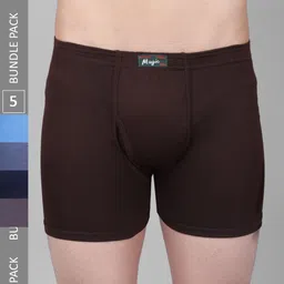 VIMAL JONNEY Men Pack Of 5 Assorted Cotton Trunk-39