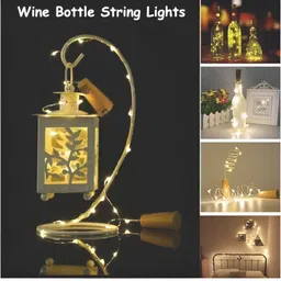 SPARK WORLD White Cylindrical Bulb String Lights image 5