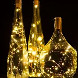 ENORMITY 6-Pcs Yellow & White Rice Shape Bulb String Lights image 5