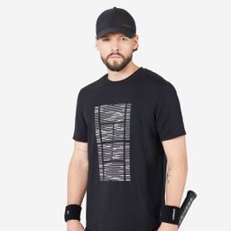 Men's Tennis T-Shirt Soft - Black-image-58
