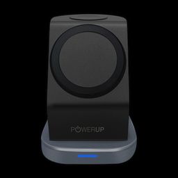POWERUP 23W 3-in-1 Wireless Charger for iWatch Series 7, 6, 5, 4, 3, 2, 1, AirPods & iPhone (Multi-Layer Protection, Black)-28