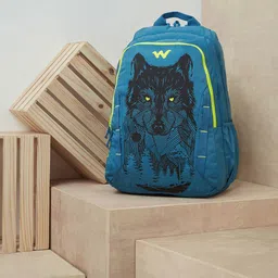 Wildcraft Unisex Blue & Black Graphic Printed Daredevil Backpack-47