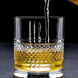 Crystal Glass Old Fashioned Flower Shape Premium Whisky,Scokch,Vodka,Beer,Juice Glass Whisky Glass-image-38