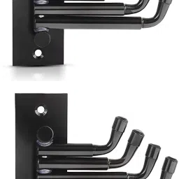 Flexible 4 Pin Stainless Steel Hooks for Hanging Keys,Clothes,Towel (Pack of 2) 4 inch 4 Bar Towel Rod-image-34