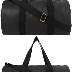 20 L Gym Duffel Bag - GYM DUFFLE BAG FOR INDOOR OUTDOOR SPORTS - Black, Black-image-86