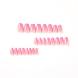 buddy jelly trends Premium Designer 24pcs Stick-on Nails set, with Easy Glue Tab application, Nails are Reusable & Unbreakable image 2