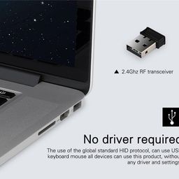 BEEBIRD 3 in 1 Universal Air Mouse Remote with Keyboard - 2.4 Ghz Wireless Connection Air Fly Smart Remote for PC, Smart TV, Android TV Box image 4