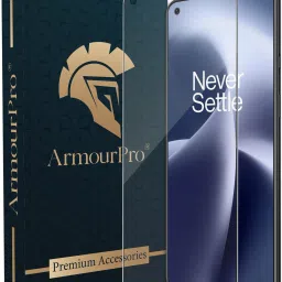ArmourPro Edge To Edge Tempered Glass for OnePlus Nord 2T 5G, Nord 2T 5G, 1+ Nord 2T, OnePlus Nord 2 5G, Nord 2 5G, 1+ Nord 2, OnePlus Nord CE 5G, Nord CE 5G, 1+ Nord CE-1