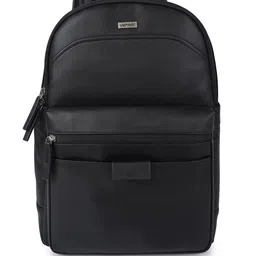 Veneer Unisex Water Resistant Leather 16 Inch Laptop Backpack-21