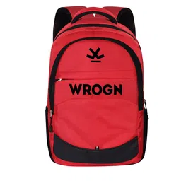 WROGN Unisex Brand Logo Printed Padded Water Resistant Backpack-19