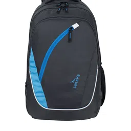 LUNAR'S Unisex Black & Grey Embroidered Backpack-image-28