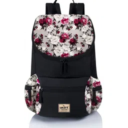 LUNAR'S Unisex Black & Grey Printed Backpack-21