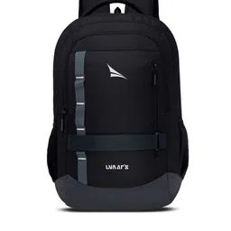 LUNAR'S Unisex Black & Blue Backpack-29