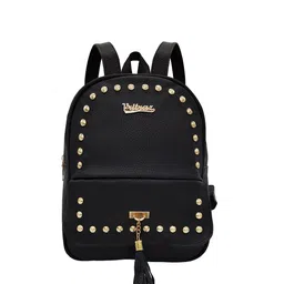 JENNA Women Textured Embellished Small Backpack-image-5