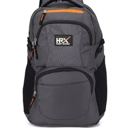 HRX by Hrithik Roshan Unisex Black & Grey Large Backpack-33